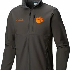 Deals 😀 Columbia Men's Clemson Tigers Grey Ascender Jacket 🔔