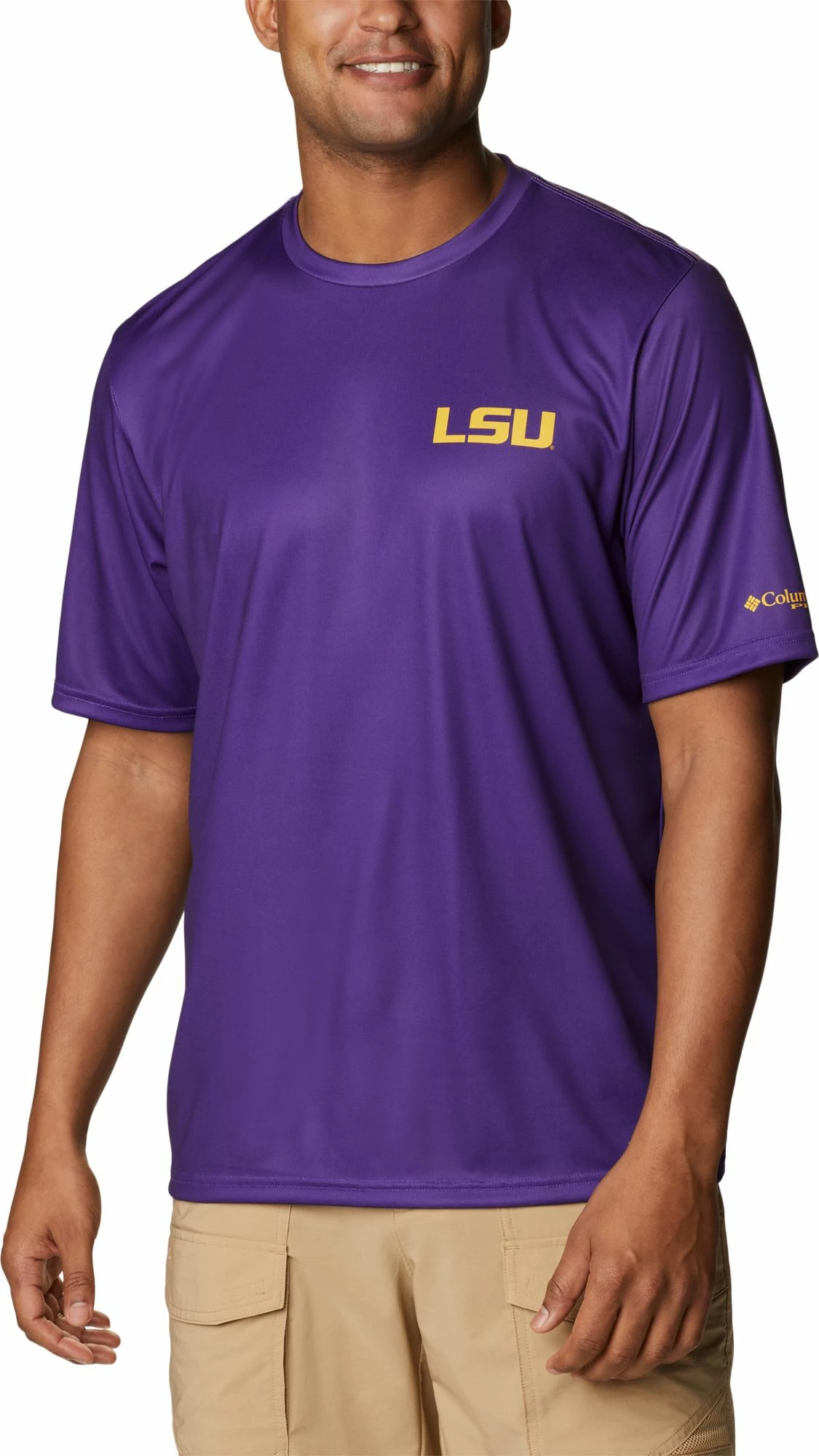 Promo π€© Columbia Men's LSU Tigers Purple Terminal Tackle π Shirt π₯ 3 Promo π€© Columbia Men's LSU Tigers Purple Terminal Tackle π Shirt π₯
