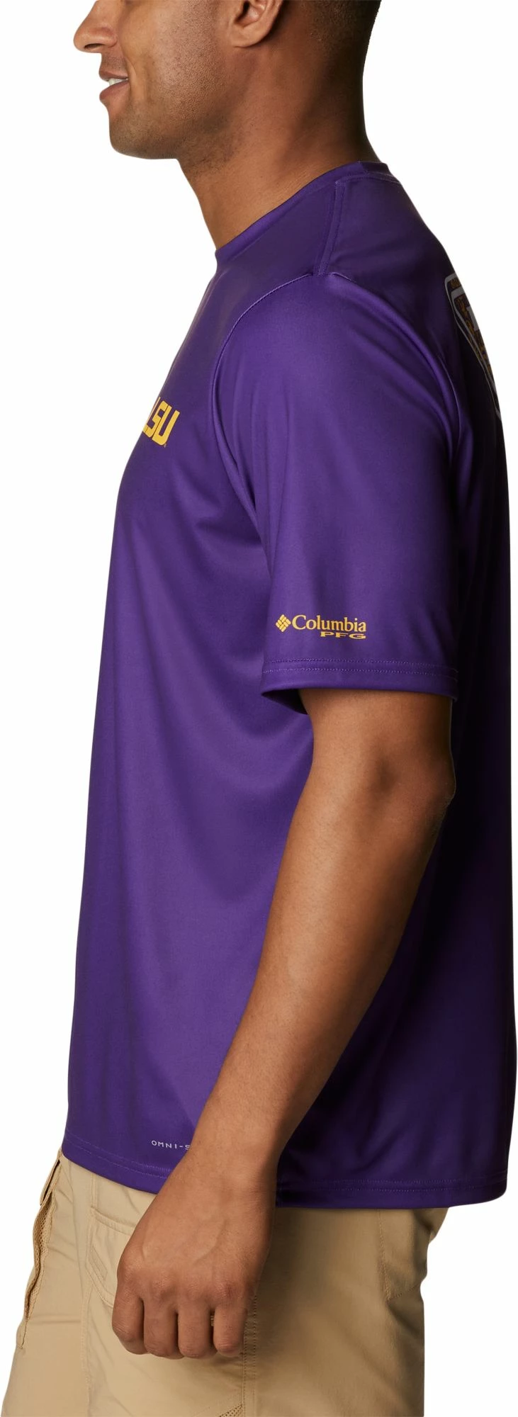 Promo π€© Columbia Men's LSU Tigers Purple Terminal Tackle π Shirt π₯ 5 Promo π€© Columbia Men's LSU Tigers Purple Terminal Tackle π Shirt π₯ - Image 3