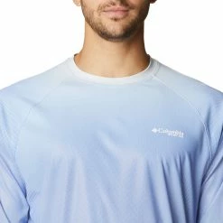 Best Pirce 😉 Columbia Men's Terminal Deflector Printed Long Sleeve 👚 Shirt Tanzanite Gradient ⌛ -Cheap Warm jacket Shop unnamed file 2807