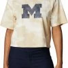 Cheapest 👏 Columbia Women's Michigan Wolverines White Park Box 👕 Shirt ✔️ -Cheap Warm jacket Shop unnamed file 2814