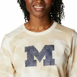Cheapest 👏 Columbia Women's Michigan Wolverines White Park Box 👕 Shirt ✔️ -Cheap Warm jacket Shop unnamed file 2816