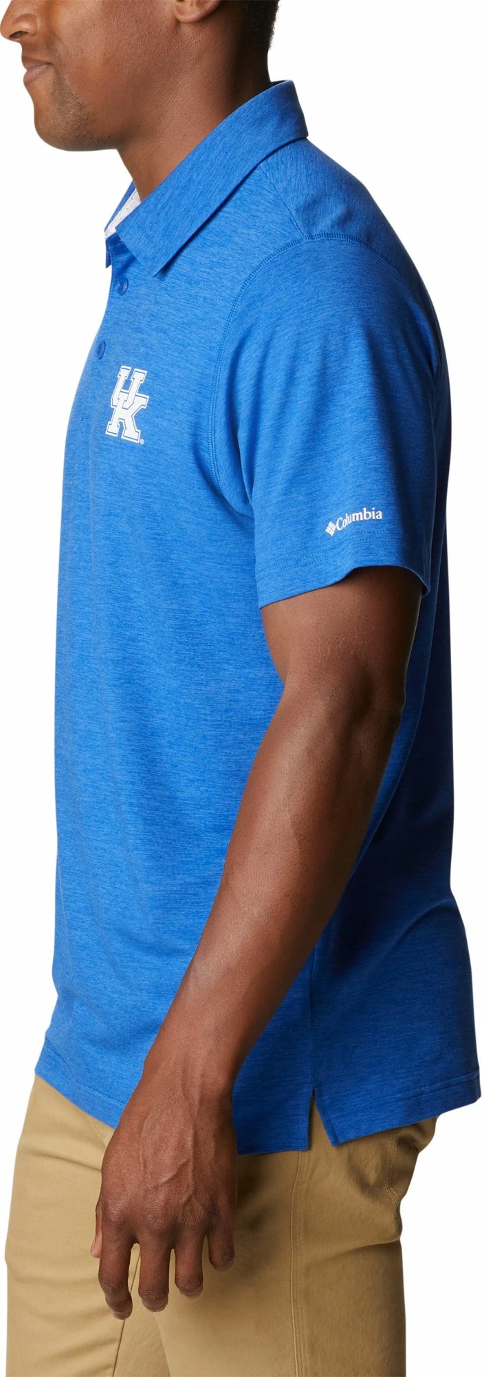 Brand new π Columbia Men's Kentucky Wildcats Blue Tech Trail Polo π 6 Brand new π Columbia Men's Kentucky Wildcats Blue Tech Trail Polo π - Image 4