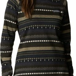 Discount ✔️ Columbia Women's Sweater Weather Crewneck Sweater Marionberry Rocky Mt Prnt 😍