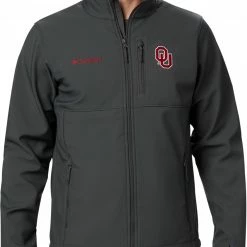 Best Pirce 🌟 Columbia Men's Oklahoma Sooners Grey Ascender Jacket 👏