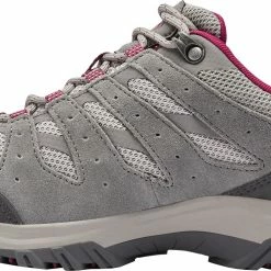 Promo 🧨 Columbia Women's Redmond III Waterproof Hiking 👟 Shoes Titanium/red/black ⌛ -Cheap Warm jacket Shop unnamed file 2892