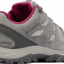 Promo 🧨 Columbia Women's Redmond III Waterproof Hiking 👟 Shoes Titanium/red/black ⌛ -Cheap Warm jacket Shop unnamed file 2898