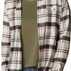 Best deal 😍 Columbia Women's Pine Street Stretch Flannel 👚 Shirt Black Twill ✔️ -Cheap Warm jacket Shop unnamed file 2912