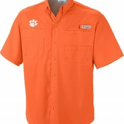 Best deal 🔔 Columbia Men's Clemson Tigers Orange Tamiami Performance 👚 Shirt 🤩 -Cheap Warm jacket Shop unnamed file 2926