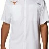 Discount ⌛ Columbia Men's Texas Longhorns Tamiami Performance White 👕 Shirt 🎁 -Cheap Warm jacket Shop unnamed file 2929