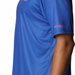 Budget 🧨 Columbia Men's Florida Gators Blue Terminal Tackle 👕 Shirt 🎉 -Cheap Warm jacket Shop unnamed file 2944