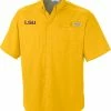Best Sale 🎁 Columbia Men's LSU Tigers Gold Tamiami Performance 👚 Shirt 🤩 -Cheap Warm jacket Shop unnamed file 2982