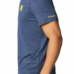 Brand new 🎁 Columbia Men's Michigan Wolverines Blue Tech Trail Polo 🔥 -Cheap Warm jacket Shop unnamed file 2995