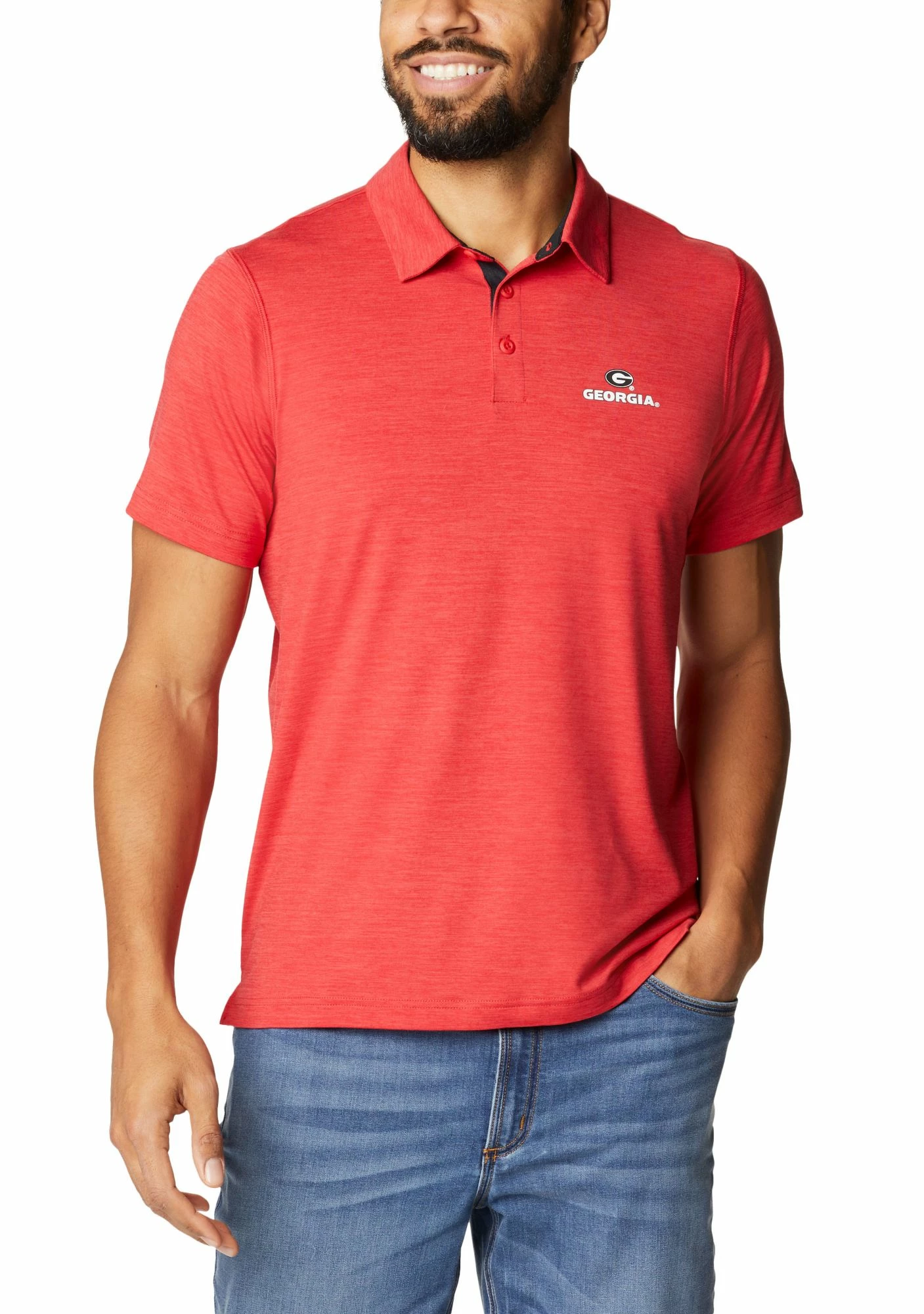 Best deal π Columbia Men's Georgia Bulldogs Red Tech Trail Polo π 3 Best deal π Columbia Men's Georgia Bulldogs Red Tech Trail Polo π