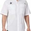 Best reviews of ⌛ Columbia Men's Dallas Cowboys Tamiami White Woven T-Shirt 🧨 -Cheap Warm jacket Shop unnamed file 3041