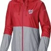 Brand new 🛒 Columbia Women's Washington Nationals Red Flash Forward Windbreaker ✨ -Cheap Warm jacket Shop unnamed file 3064