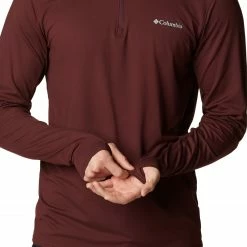 Brand new 🔥 Columbia Men's Tech Trail™ ¼ Zip Jacket Elderberry 😉 -Cheap Warm jacket Shop unnamed file 31