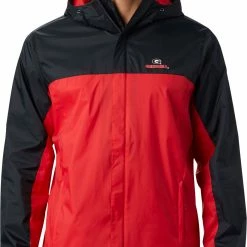 Promo 💯 Columbia Men's Georgia Bulldogs Black/Red Glennaker Storm Jacket 😀