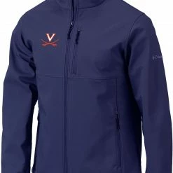 New 😍 Columbia Men's Virginia Cavaliers Blue Ascender Soft Shell Jacket ⭐