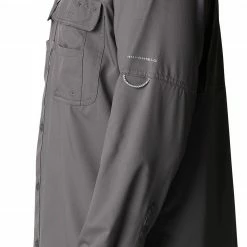 Best Pirce 😀 Columbia Men's Drift Guide Woven Long Sleeve 👚 Shirt City Grey 🧨 -Cheap Warm jacket Shop unnamed file 312