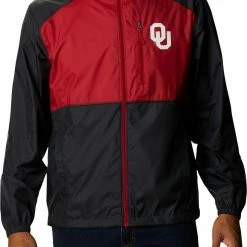 Best deal 👍 Columbia Men's Oklahoma Sooners Black CLG Flash Forward™ Jacket ✨