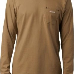 New 🔥 Columbia Men's PHG Roughtail Work Long Sleeve Pocket T-Shirt Hurricane 😀