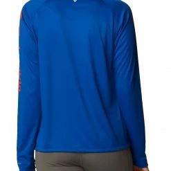 Brand new 🔔 Columbia Women's Florida Gators Blue Tidal Long Sleeve T-Shirt 🥰 -Cheap Warm jacket Shop unnamed file 3254