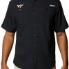 Wholesale 👏 Columbia Men's Virginia Tech Hokies Tamiami Performance Black 👚 Shirt 🌟 -Cheap Warm jacket Shop unnamed file 3257