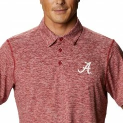 Wholesale ✨ Columbia Men's Alabama Crimson Tide Crimson Tech Trail Polo 👏 -Cheap Warm jacket Shop unnamed file 3284