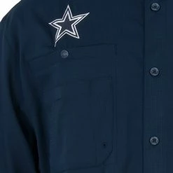 Buy 🔥 Columbia Men's Dallas Cowboys Tamiami Navy Button Up 👚 Shirt 👏 -Cheap Warm jacket Shop unnamed file 3322