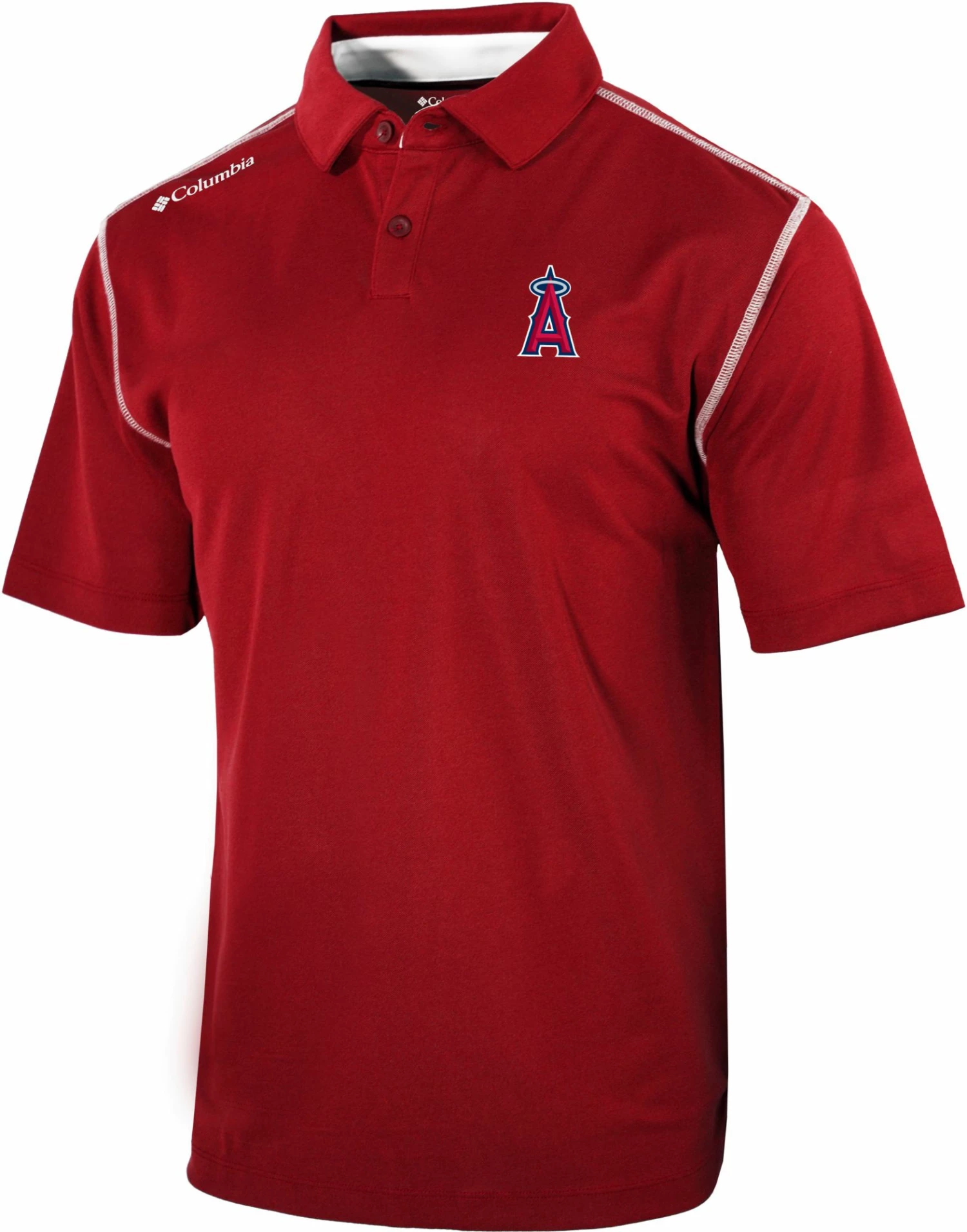Outlet π Columbia Men's Los Angeles Angels Red Shotgun Polo β¨ 3 Outlet π Columbia Men's Los Angeles Angels Red Shotgun Polo β¨