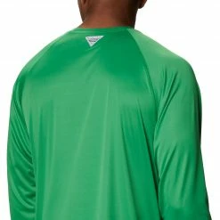 Best Sale 👏 Columbia Men's Oregon Ducks Green Terminal Tackle Long Sleeve T-Shirt 😉 -Cheap Warm jacket Shop unnamed file 3442