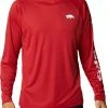 Best Pirce ⭐ Columbia Men's Arkansas Razorbacks Cardinal Terminal Tackle Long Sleeve T-Shirt 🔔 -Cheap Warm jacket Shop unnamed file 3448