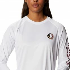 Top 10 🌟 Columbia Women's Florida State Seminoles White Tidal Long Sleeve T-Shirt 😀 -Cheap Warm jacket Shop unnamed file 3613