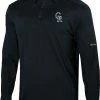 Discount 👍 Columbia Men's Colorado Rockies Black Pin High Long Sleeve Polo ⭐ -Cheap Warm jacket Shop unnamed file 3631