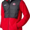 Best Sale ✨ Columbia Men's Cincinnati Reds Red Full-Zip Fleece Jacket 🥰 -Cheap Warm jacket Shop unnamed file 3633