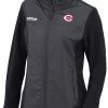 Promo 🔥 Columbia Women's Cincinnati Reds Red Full-Zip Fleece Jacket ⌛