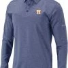 Outlet 🌟 Columbia Men's Houston Astros Navy Pin High Long Sleeve Polo ⌛ -Cheap Warm jacket Shop unnamed file 3645