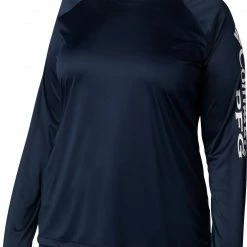 Cheapest 💯 Columbia Women's Plus Size PFG Tidal Tee Long Sleeve 👚 Shirt Tiki Pink/white Logo 🛒 -Cheap Warm jacket Shop unnamed file 3686