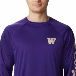 Best Sale 🎉 Columbia Men's Washington Huskies Purple Terminal Tackle Long Sleeve T-Shirt 🥰 -Cheap Warm jacket Shop unnamed file 3690