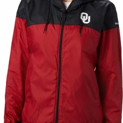Deals 🎁 Columbia Women's Oklahoma Sooners Black/Crimson CLG Flash Forward Lined Jacket ⭐