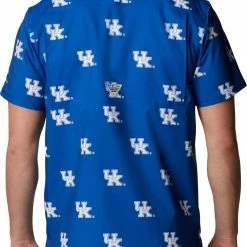 Discount 🔔 Columbia Men's Kentucky Wildcats Blue Super Slack Button Down 👚 Shirt ⌛ -Cheap Warm jacket Shop unnamed file 3732