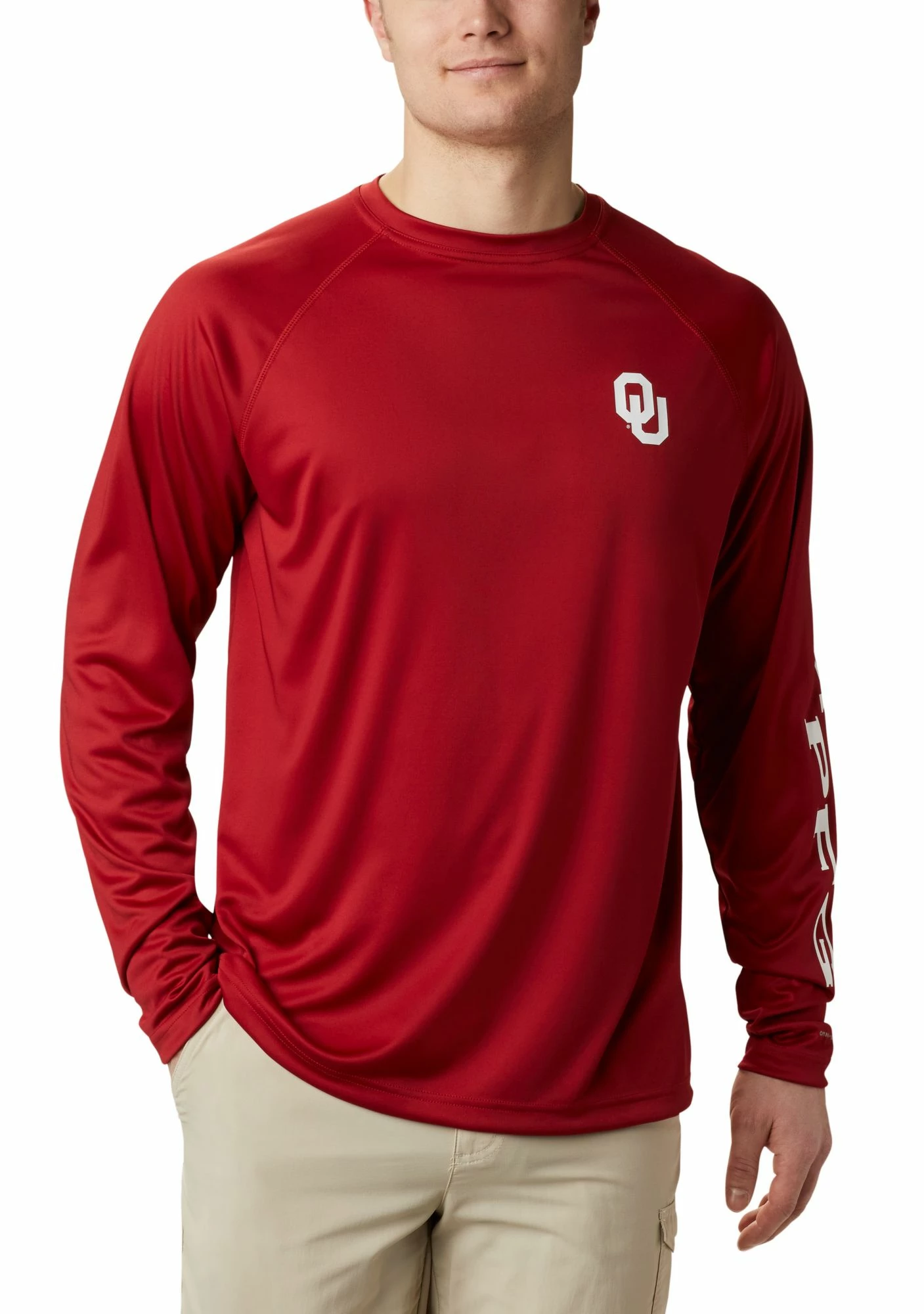 Cheap π Columbia Men's Oklahoma Sooners Crimson Terminal Tackle Long Sleeve T-Shirt π 3 Cheap π Columbia Men's Oklahoma Sooners Crimson Terminal Tackle Long Sleeve T-Shirt π