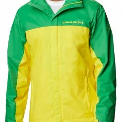 Cheap β€οΈ Columbia Men's Oregon Ducks Green Glennaker Storm Full-Zip Jacket π