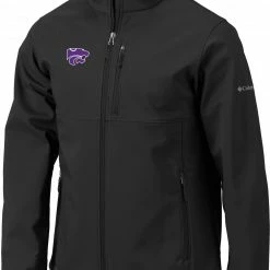 Best Pirce 🌟 Columbia Men's Kansas State Wildcats Black Ascender Full-Zip Jacket ⭐