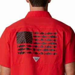 Best deal 😍 Columbia Men's Georgia Bulldogs Red Slack Tide Button-Down 👚 Shirt 😉 -Cheap Warm jacket Shop unnamed file 3752