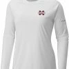 Best deal 💯 Columbia Women's Mississippi State Bulldogs White Tidal Long Sleeve T-Shirt ⭐ -Cheap Warm jacket Shop unnamed file 3772