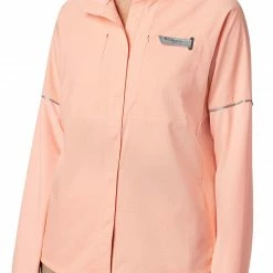 Best deal 🔔 Columbia Women's PFG Ultimate Catch Zero Long Sleeve Hybrid 👚 Shirt Tiki Pink 🤩