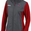New 🔥 Columbia Women's Los Angeles Angels Red Full-Zip Fleece Jacket 🌟