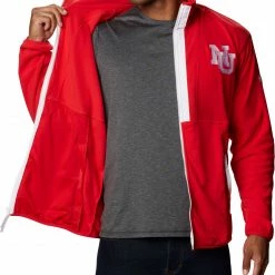 Outlet 🌟 Columbia Men's Nebraska Cornhuskers Scarlet Back Bowl Full-Zip Fleece Jacket 🎁 -Cheap Warm jacket Shop unnamed file 3856